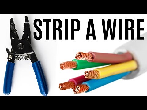 How to Strip an Electrical Wire Stranded, Solid AWG