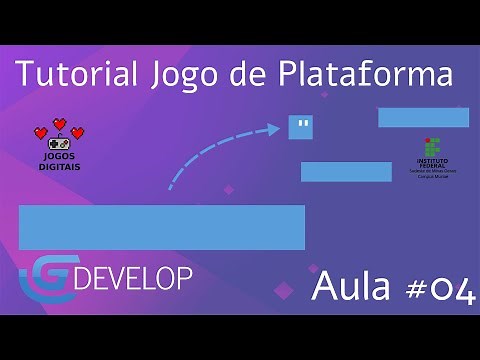 GDevelop 5 - Tutorial Jogo de Plataforma - Como fazer a câmera seguir o Player - Aula 04