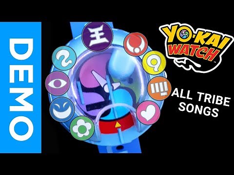 ALL TRIBE SONGS in ENGLISH Yo-Kai Watch Model U!!