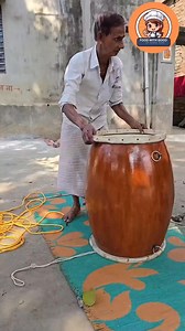 Traditional Dhak Making Complete Process #dholak #tredational #woodwork #woodcraft #woodart #handmade #music #instrumentalmusic | Food with Good