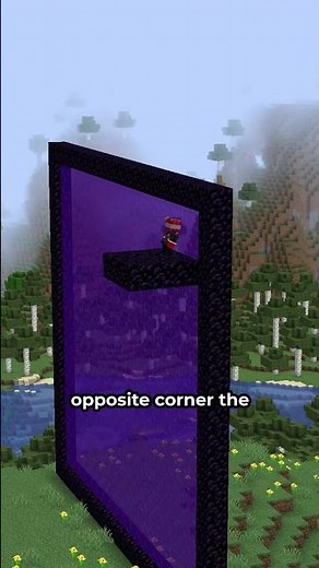 Nether Portal Secret Base in Minecraft