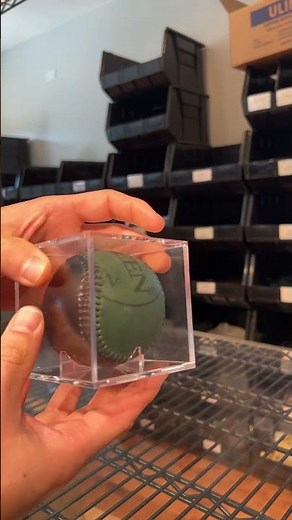 How to open a baseball display case