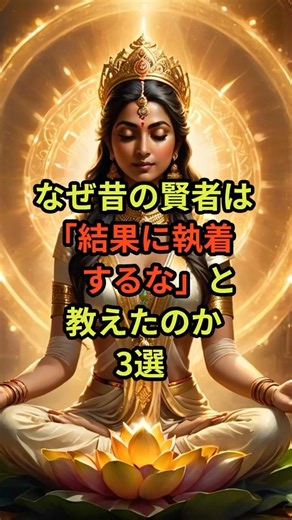 📖なぜ、昔の賢者は「結果に執着するな」と教えたのか３選#古代の知恵#インド哲学#バガヴァッドギーター#賢者の教え#結果に執着するな #努力の質#心の使い方#ヒント#スピリチュアル#引き寄せの法則