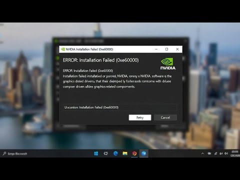 How To Fix NVIDIA Installation Error Code 0xe60000 (2026)