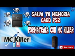 FORMAT PS2 MEMORY CARD WITH MCKILLER