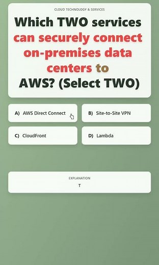 aws certifications AWS Solutions Architect Riddle: Connect Data Centers to AWS