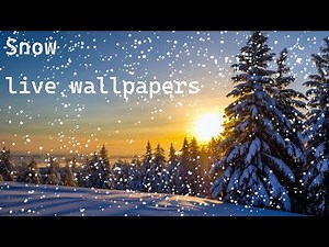 Experience the magic of winter! Dynamic snow wallpapers, HD backgrounds, and daily updates.