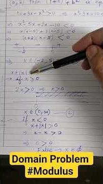 Domain Problem # Functions # Modulus