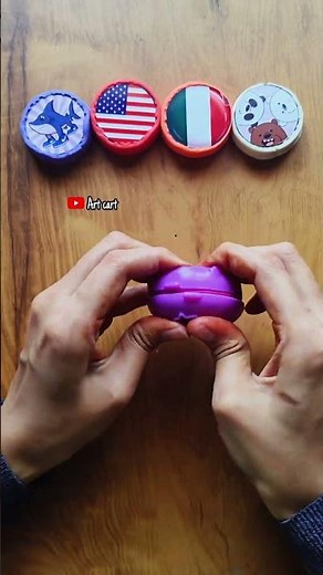 Making mario mushroom clay waffle #shorts #mario