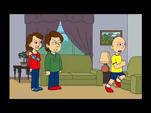 Caillou Scares Rosie in the Bathtub and Gets Grounded