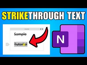How To Strikethrough Text In OneNote (2026) (Best Method)