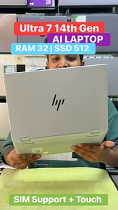 🔥💻Intel Ultra 7 | 32GB DDR5 | 2-in-1 TouchOpen Box • Original Used • 10/10 Condition✔️ Face Finger Lock✔️ SIM Card Internet✔️ Ultra Slim | Super Fast🚚 Free Delivery UAE📩 DM for Price | Limited Stock#hpelitex360 #hp1040g11 #14thgenlaptop #intelultra7 #ailaptop#usedlaptopdubai #usedlaptopuae #businesslaptop#touchscreenlaptop #2in1laptop #openboxlaptop#premiumused #windows11pro #officework#laptopdeal #dubaitech #uaedeals | Shabab Al Madina Computer Trading L.L.C