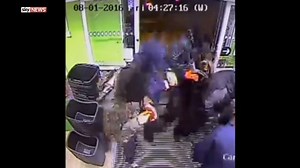 2.4K reactions · 456 shares | CCTV footage captures the moment thieves are thwarted by police as they attempt to steal a cash machine | Sky News | Facebook