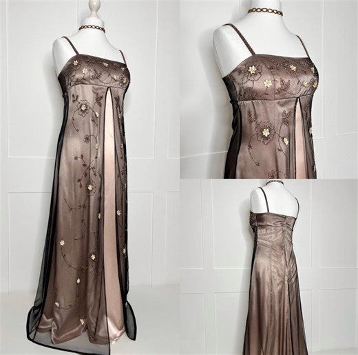 Vintage Prom Dress, Retro Graduation 1990s Bridgerton Style Ombre, Empire, Evening, Party, Cruise, Formal, Ball Special Occasion Dress UK 12 - Etsy Canada