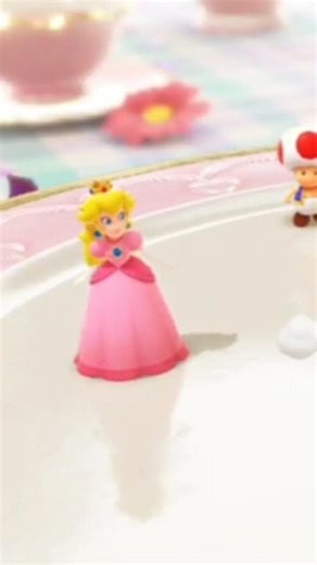 Mario Party Superstars -Peach Birthday Cake #mariopartysuperstars #cakeswitches #viral #fyp #switch