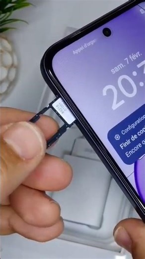 How to insert a SIM card into an Oppo A6x #smartphone #viralshorts #shortvideo #shorts