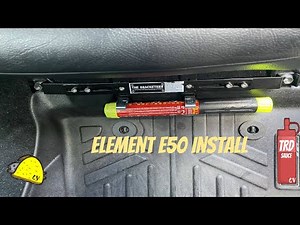 Toyota Tacoma | Element E50 fire extinguisher install with the Bracketeer (2017 Tacoma)