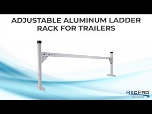 Adjustable Aluminum Ladder Rack Install