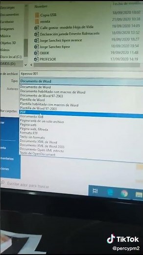 Como guardar un Word en PDF