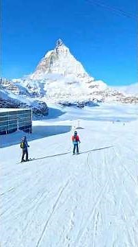 🏔 Skiing 🎿 Klein Matterhorn → Zermatt 🥈 Second-Longest World Ski Descent! 🚠 Cable-Car “Cheat” Route