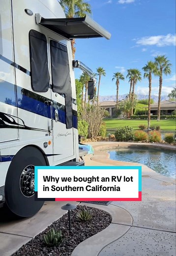 To all the haters… THIS is why! It’s mid Nov and it’s pool weather ☀️🌴😎 #california #rvlife #motorhome #socal
