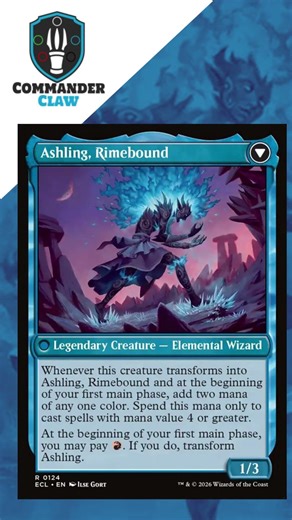 **New** Ashling, Rekindled Rimebound | Mana Ramp to Add | Lorwyn Eclipse