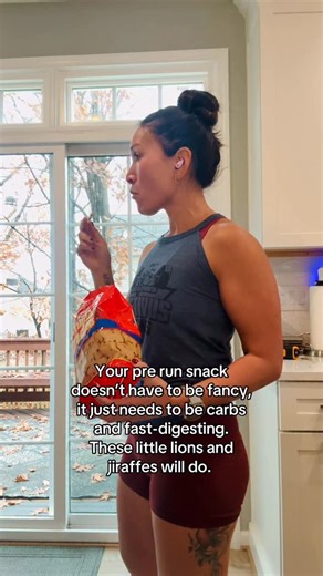 Katie | Run, Strength & Sports Nutrition Coach on Instagram: "Runners love to overthink pre-run fueling, but your body isn’t out here critiquing your snack choices. It doesn’t care if you’re squeezing down some artisanal sweet potato purée, chewing an organic pomegranate-date blend, or taking a beet-infused gel that costs more than a latte. What it does care about is simple, fast-digesting carbs that top off glycogen so you can actually run well. According to the Journal of Applied Physiology, q