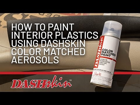 How to Paint Interior Plastics using DashSkin Color-Matched Aerosols