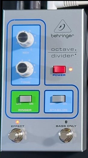 Behringer Octave Divider into a HOSS Fuzz Demo