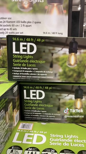 Feit electric led string lights 14.6m(48ft), $39.99. Feb 16, 2024. Costco GTA Ontario Canada