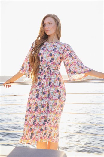 Capri Garden Swim Dress