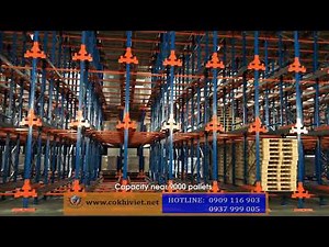 Co Khi Viet test load Radio Shuttle Racking System at Luong Quoi Coconut Co , Ltd
