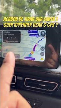 How to use GPS, for those who are new to driving.