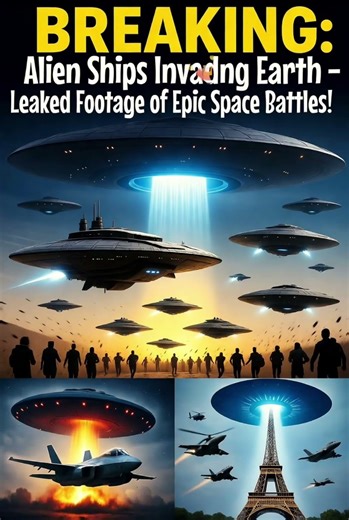 Alien UFO Fleet Attacks Earth Real or Fake?Top 10 Alien Ship Sightings That Will Shock You! #alien
