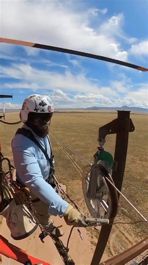 Helicopter/Aviation Magazine on Instagram: "What you’re seeing here is helicopter-supported live-line transmission maintenance, one of the most specialized and technically demanding operations in modern aviation. These crews are working on high-voltage transmission lines while they remain fully energized. Depending on the network, these conductors can carry 115 kV, 230 kV, 345 kV, or even higher, supplying power to entire regions. Shutting a line down is often impractical or economically disrupt