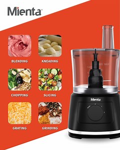 استمتعوا بالتحضير السهل والسريع مع محضر طعام ميانتا Mille 10×1! الـ Food Processor اللي يعمل كل حاجة: عجن – بشر – خلط – طحن – فرم – تقطيع شرائح وكل ده في جهاز واحد بس! اشتريه الان ب 3999 بدلا من 4199 : https://bouri.com/mienta-food-processor-mille-1000w-fp141535a.html #مش_هتحسى_بشغل_البيت - ضمان سنتين من بوري,الوكيل الرسمي لميانتا - رقم التسجيل الضريبي488-188-200 | Mienta Egypt