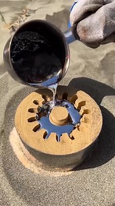 4.6M views · 19K reactions | How to Find Metal on the Beach with a Simple Magnet 鱗 | 5-Minute Crafts | Facebook