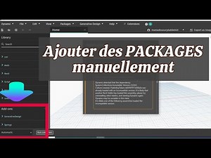 Comment Ajouter un Package Dynamo Manuellement