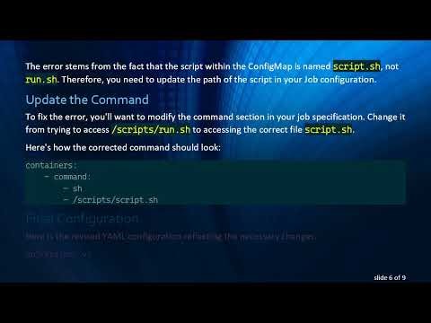 How to Run a bash Script in a Kubernetes Pod: Troubleshooting Guide
