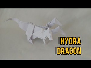 how to make an origami hydra dragon | mythological creatures