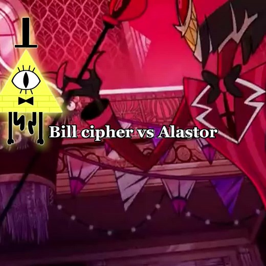 Bill Cipher vs Alastor Battle: Gravity Falls vs Hazbin Hotel