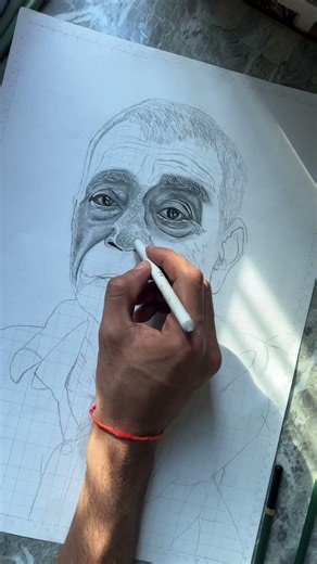Old man sketch part 3 | nose drawing | hyper relaxed sketch | #hyperrealisticsketch #pencilsketch