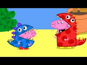 Peppa Pig & George Dress Up as Dinosaurs! 🦖🦕 | Full Episodes | Cartoons for Kids | 45 Mins