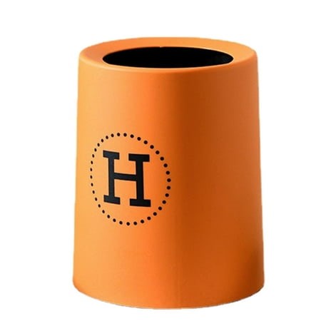Modern Orange Plastic Double Layer Open Top Trash Can, Multiple Applications - Walmart.ca