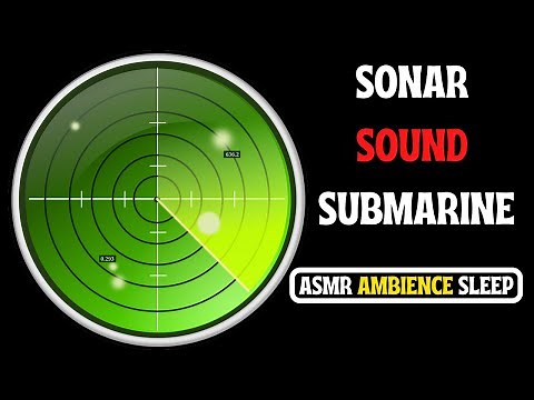 Sonar Sound Submarine🎧 Underwater Sounds Submarine🎧 ASMR Ambience Sleep😴 (5 Hours)