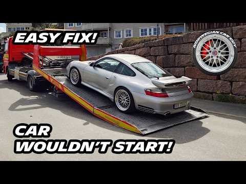 Porsche 911/996 wouldn't start, but luckily it was an easy fix!
