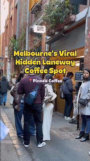 📍Pinned Coffee | 💯 Worth the wait!! Melbourne’s newest viral coffee spot #melbournecafes #coffee