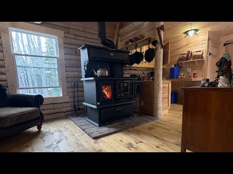 Log Cabin on an Off Grid Homestead,Building a Log Table,Surviving Wilderness.