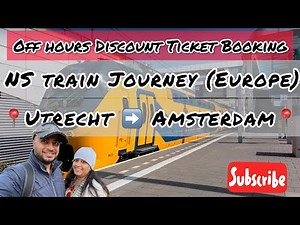 How to book NS Train ticket with discount? 🎫 | Boarding Train in Netherlands for the first time📍🚆