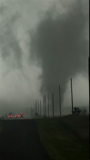 This multi-vortex EF2 tornado near Eldorado, OK, was a scary one. 🌪️😬 Violent rotation, constantly shifting, and at one point a mile wide... very fortunate no lives were affected. This tornado took place last year on May 23, 2024. On the ground for nearly an hour, carving through open country with raw power. Incredible capture by @emerictimelapse, thanks for letting me share! 👏 Make sure to check out his feed and follow for more amazing storm content. ⚡️ #Tornado #OklahomaStorms #EldoradoOK #